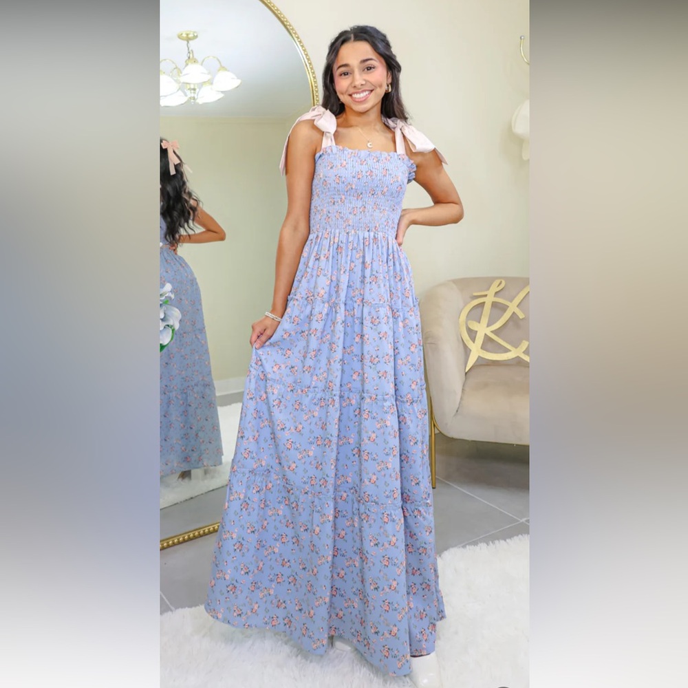 NWT K Couture Floral Maxi Dress